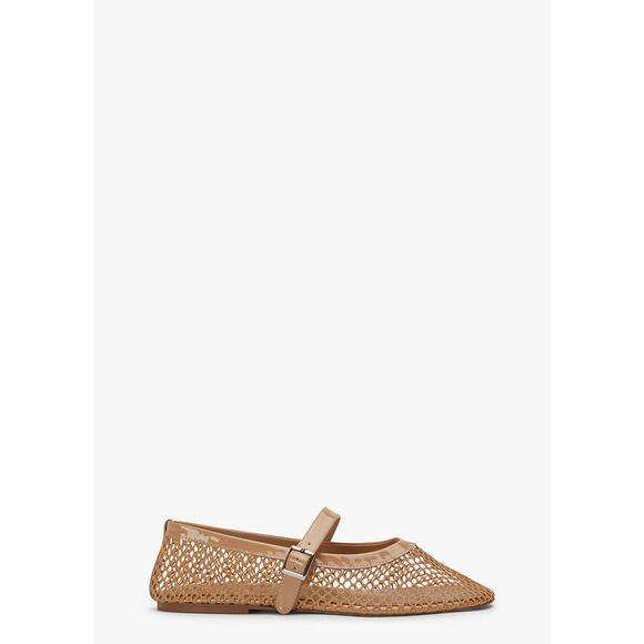 Tony Bianco 'Mia' Tan Leather Flat Size 8 - Picture 1 of 6